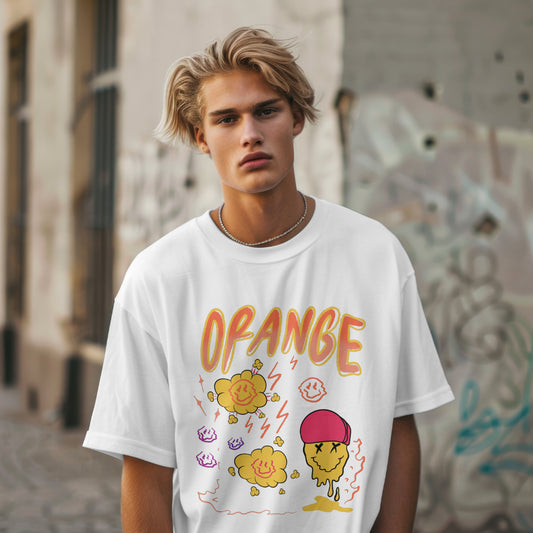 "ORANGE ORIGINAL" - Unisex Oversized T-Shirt - Tee Orange