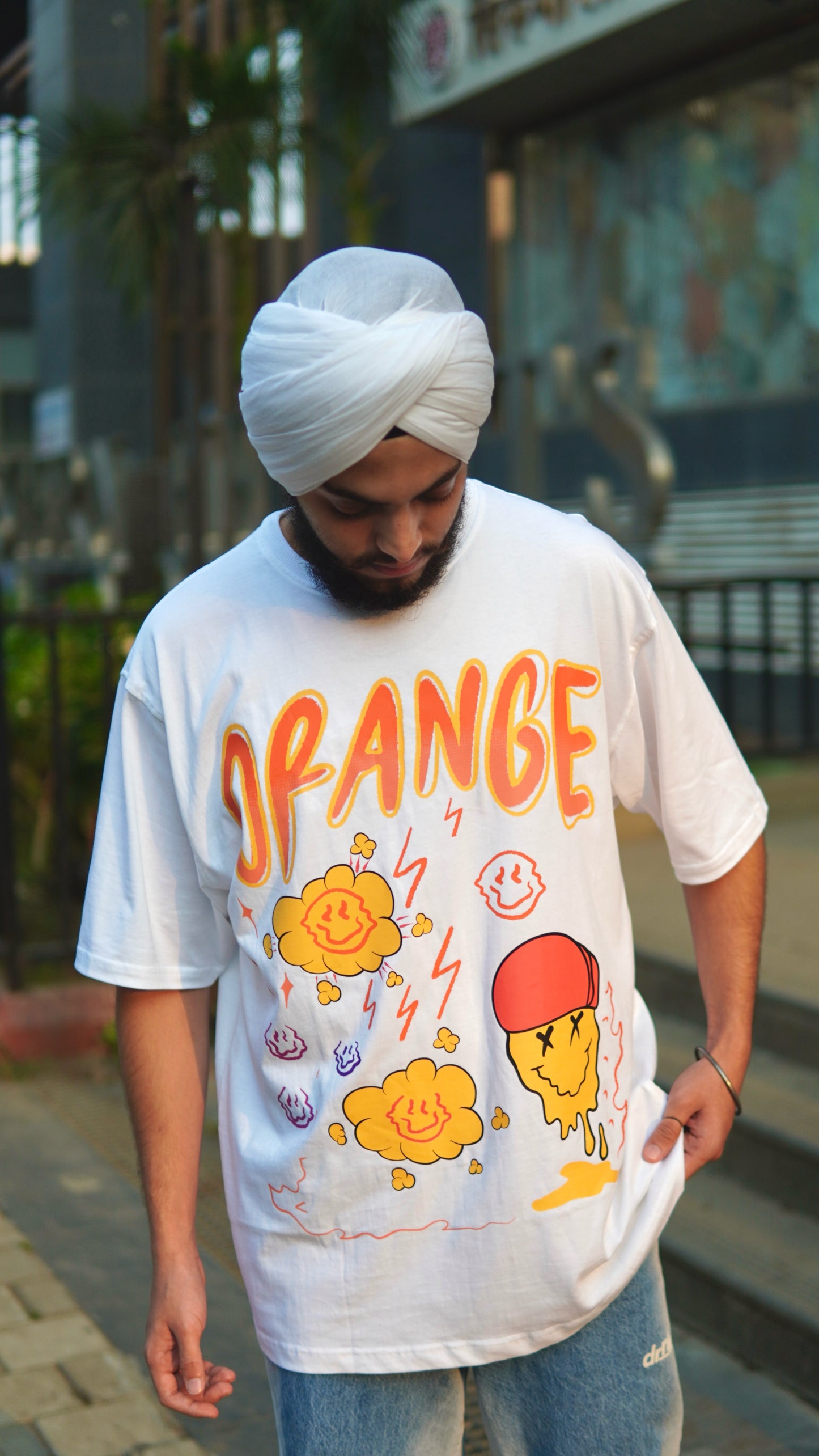 "ORANGE ORIGINAL" - Unisex Oversized T-Shirt - Tee Orange