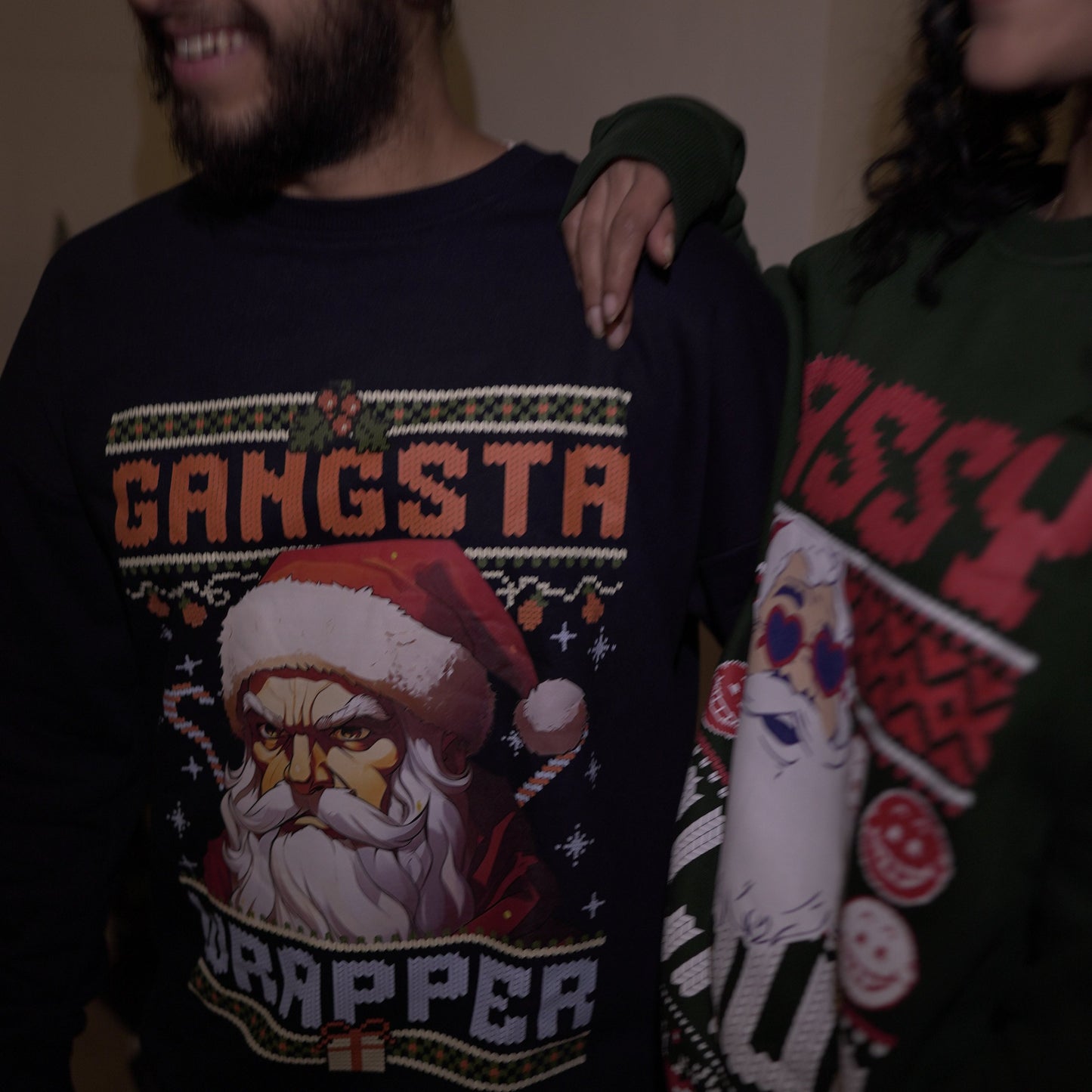 "GANGSTA WRAPPER" - Christmas Sweatshirt