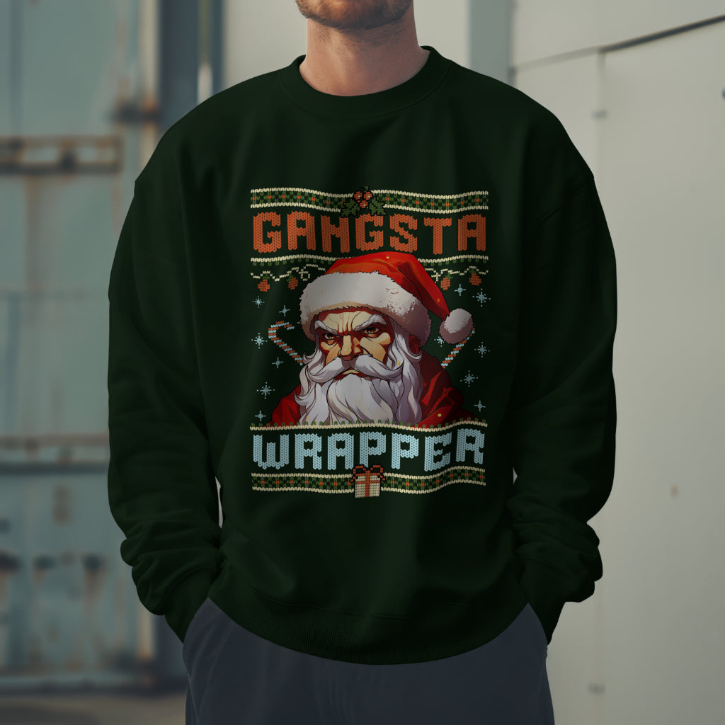 "GANGSTA WRAPPER" - Christmas Sweatshirt